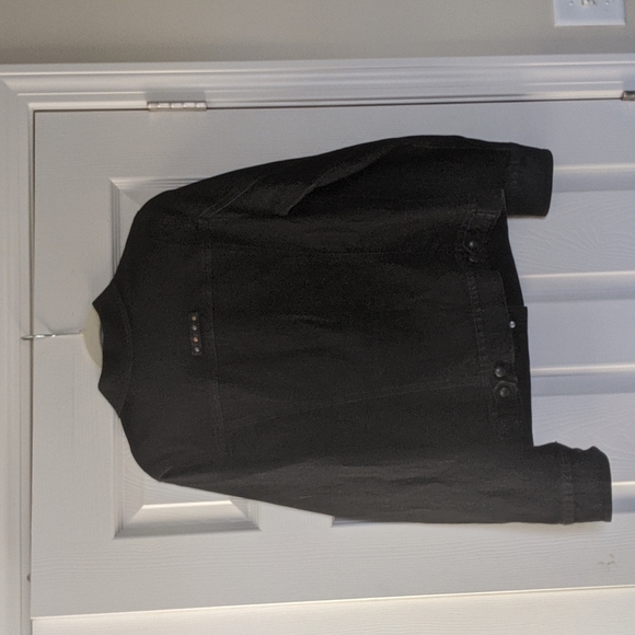 Code Bleu women's large denim dark jacket - Picture 4 of 7